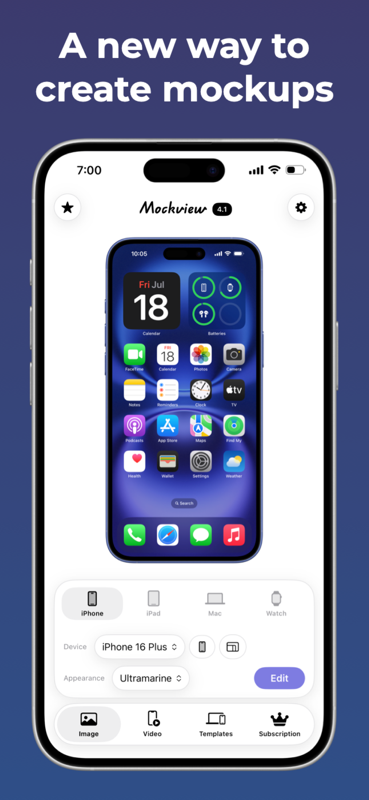 Mockview iOS screenshot 1